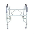 Drive Medical Adjustable Elevated Bedside Commode Chair with Padded