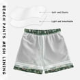 thumbnail image 3 of FORMRS Boys Swim Trunks Quick Dry Mesh Liner Boardshorts Sizes XS-XL, Christmas Candy Cane, 3 of 7