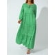 thumbnail image 4 of Txlixc Vestido Largo con Estampado Geométrico para Mujer, Vestido Suelto de Manga Larga con Escote en V para Primavera, Verano Txlixc Moda, 4 of 9