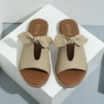 thumbnail image 6 of BONIXOOM Womens Sandals Clearance Fall Slip-On None Casual Fashion Shoes for Women Beige Size 8.5, 6 of 6