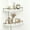 White-2pack, variant on Wall Mount Corner Floating Shelves with Guardrail, Heavy Duty Wall Storage Organizer