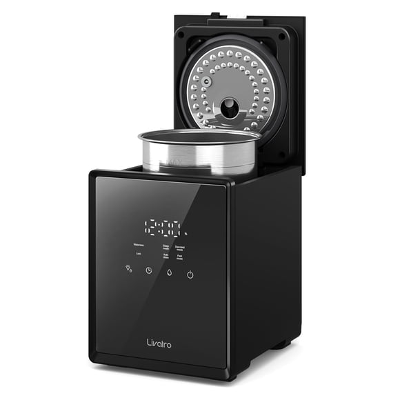 Humidificador Livatro Warm Mist de acero inoxidable de 3 litros con modo de reposo