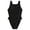 Black, variant on Aocisk Girls One-Piece Swimsuits High Performance Swimsuit for Swim Practice and Lessons Age 3-12 Years One-Piece Bathing Suit Dark Blue 3-4 Years