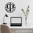 thumbnail image 2 of Glowneon Wall Clock Psychologist Metal Sign, Psychology Office Clock, 2 of 5