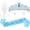 Blue, variant on 3 Pcs Bachelorette Party Decorations Bridal Shower Crown, Bride to Be Sash&Veil for Women Bachelorette Party Gifts, Bachelorette Party Supplies, Gifts, Favors (Gold)