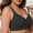 2-black, variant on Jelly Bras For Women Front Button Bra Comfort Wireless Soft Breathable Casual Beige M-4XL