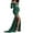 Green, variant on Glisme Women Maternity Dress Off Shoulders V Neck Long Pregnancy Dresses For Photography Green Baby Shower Dress For Pregnant Mom