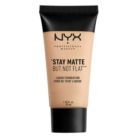 NYX Professional Makeup Stay Matte But Not Flat Liquid Foundation, Light