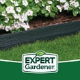 thumbnail image 3 of (2 pack) Expert Gardener 5 in. x 20 ft. Black Wood Grain Plastic Landscape Edging with Stakes, 3 of 8