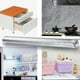 thumbnail image 2 of melotizhi Premium Aluminum Foil Wall Paper Self-Adhesive Backsplash Heat Kitchen Wallpaper, 15.8 x 78.8 Inches, 2 of 3