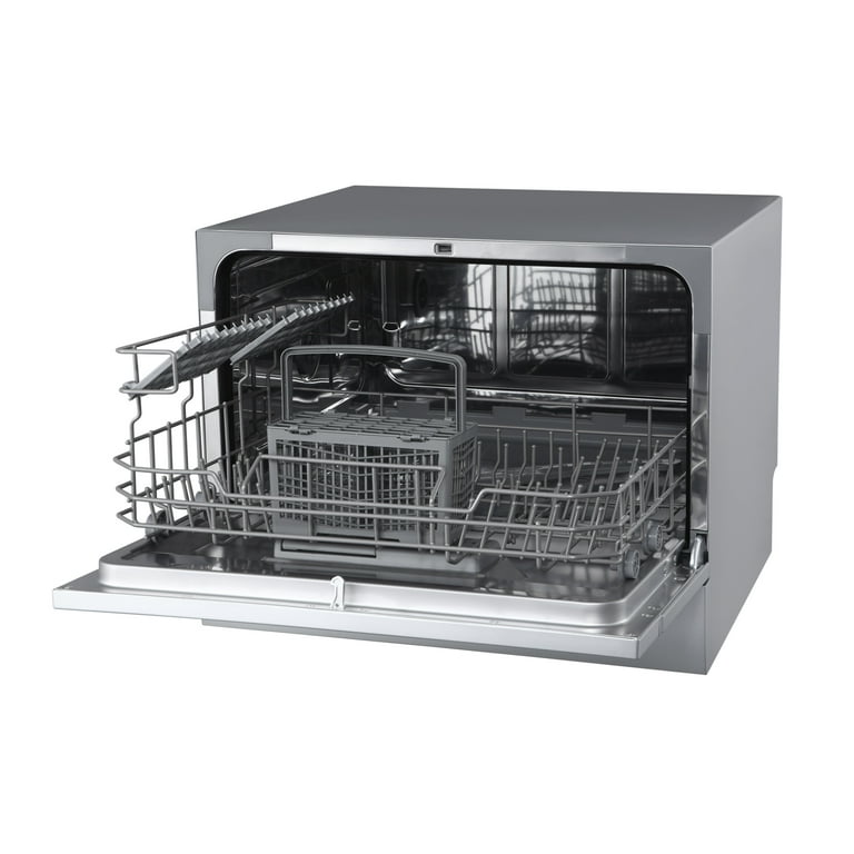 Black + Decker Countertop Dishwasher BCD6W 6 Setting Includes