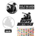 thumbnail image 2 of Adorno para Pastel HMCON Skateboard Calavera Feliz Cumpleaños, 2 of 6