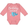 thumbnail image 3 of Inktastic Birthday Mermaid Girls Party Gift Girls Long Sleeve Baby Bodysuit, 3 of 5