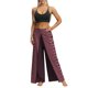 thumbnail image 1 of VISgogo Pantalones de pierna ancha de verano para mujer, pantalones sueltos sueltos de tiro medio con estampado bohemio con divisiones para yoga, playa, vacaciones VISgogo  moda, 1 of 8