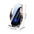 thumbnail image 3 of Soporte inteligente 2 en 1 para teléfono con carga rápida inalámbrica, sujeción automática motorizada y rotación de 90° para conducir con las manos libres, 3 of 6