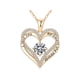 thumbnail image 1 of Piedra de Nacimiento de Abril, Collar de Oro Rosa de 18K, Regalo de Joyería de Cumpleaños para Mujer, Novia, Hija, Regalo de Cumpleaños para Esposa, Regalo Del Día de San Valentín, 1 of 5