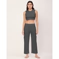 thumbnail image 2 of Moomaya Sleepwear, Cotton Jersey 2 Pc Coord Night Suit, Crop Top & Pajama Set, 2 of 9
