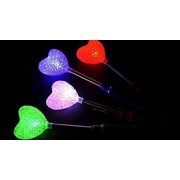 5 pcs LED Flashing light up stick Multi Color Glow Rose Wand Party Concert Favor