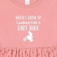 thumbnail image 4 of Inktastic Dirt Biking Motocross Future Dirt Biker Girls Baby Dress, 4 of 5