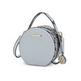 thumbnail image 4 of MKF Collection Mallory Vegan Leather Women's Crossbody Bag, Elegant Mini Satchel Purse Handbag by Mia K - Navy, 4 of 8