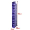 thumbnail image 4 of GROWTH TANK 10-Shelving Hanging Shelf Storage,Reusable,Oxford,Dust ,43x12'', 4 of 4