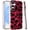 Red Leopard, variant on For Samsung s25/s24 Glitter Double Layer Design IMD TPU Case - Purple Leopard