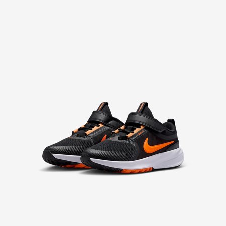ナイキ（NIKE）（キッズ）リトルキッズ スポーツシューズ ベルクロ ベルト付き スニーカー スター ランナー 5 PS ブラック HF7005-006