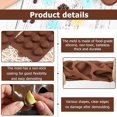 thumbnail image 3 of Moldes De Chocolate, Moldes De Silicona Para Chocolate 6 Piezas, Moldes De Chocolate De Silicona, Moldes De Silicona De Grado Alimenticio, Antiadherentes, Adecuados Para Navidad, F, 3 of 5