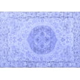 thumbnail image 1 of Ahgly Company Machine Washable Indoor Rectangle Persian Blue Traditional Area Rugs, 7' x 10', 1 of 4
