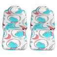 thumbnail image 3 of LAKIMCT Cute Dinosaurs Space Pattern Car Seat Covers Vehicle Front Seat Covers Universal Fit Seat Protector, 3 of 9