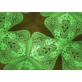 thumbnail image 1 of Ahgly Company Indoor Rectangle Patterned Neon Green Area Rugs, 2' x 5', 1 of 6