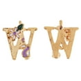 thumbnail image 3 of kusrkot 5 PCS/Lot Colorized A-Z English Alphabets Pendant omen Hair Clothes Decor W W, 3 of 7