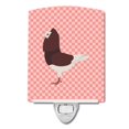 thumbnail image 1 of Carolines Treasures BB7948CNL Capuchin Red Pigeon Pink Check Ceramic Night Light, 1 of 1