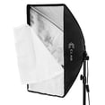 thumbnail image 2 of CLAR 2-Light SoftBox Kit, Fluorescent Lamps 5500K Bulbs, Stands & Carrying Case - Continuous Cool Lights, 2 of 7
