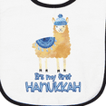 thumbnail image 3 of Inktastic It's My First Hanukkah Baby Terry Cloth Bib, 3 of 3