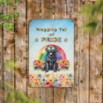 thumbnail image 2 of Wagging Tail Labrador Retriever Celebrates Rainbow Pride Month LGBT LGBTQ+ Vertical Metal Aluminum Sign Lab Dog Lover Gifts Wall Art Home Decor - 01003, 2 of 5