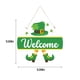 thumbnail image 3 of Letrero de Bienvenida para La Puerta Del Día de San Patricio, Decoraciones para La Puerta Del Día de San Patricio, Decoraciones para El Hogar Del Día de San Patricio - Adorno para La Puerta Del Día d, 3 of 7