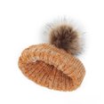thumbnail image 2 of Gorro para niños abigarrado, bufanda, guantes, tres piezas, otoño e invierno, gorro de bebé de una sola bola, 2 of 3