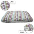 thumbnail image 3 of Animal Pet Bed, Tribal with Animal and Circular Motifs Creative Repetition, Chew Resistant Pad for Dogs and Cats Cushion with Removable Cover, 24" x 39", Pearl Multicolor, by Ambesonne, 3 of 4