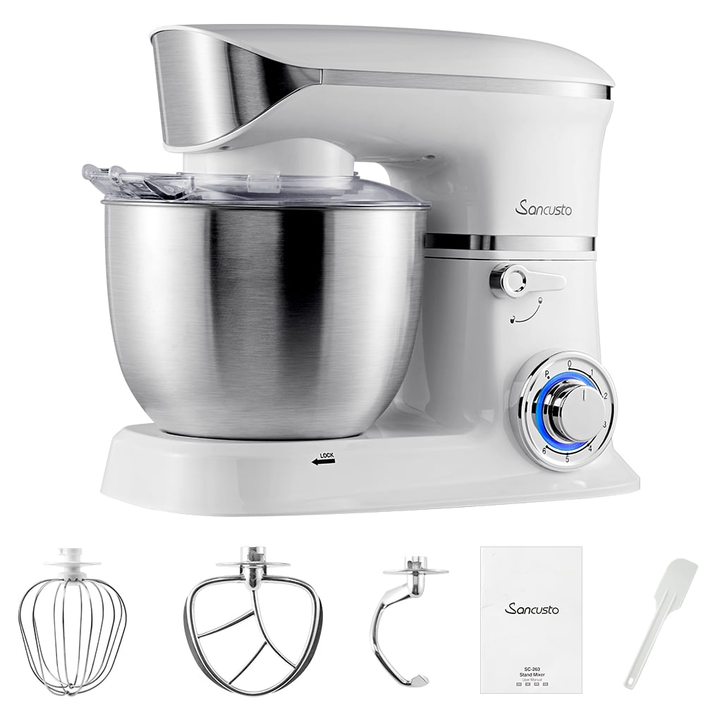 Professional Stand Mixer,Dough Mixer 600W 6 Speeds Dough Maker Dough