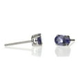 thumbnail image 4 of Gin & Grace 14KT White Gold oval-cut Tanzanite Earring., 4 of 4