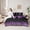 Purple, variant on Castle Fairy Leopard Print Bowknot Bedding Comforter Set,Cheetah Print King Bedding Sets