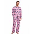 thumbnail image 5 of MINTREUS Couple Pajama Sets Soft PJs Sets for Couples/Women/Men Matching Sleepwear with Pockets, 5 of 6