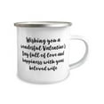 thumbnail image 2 of Best Wife Gifts, Wishing you a wonderful Valentine's Day full of love and happiness with your, Valentine's Day 12oz Camper Mug For Wife, 2 of 2