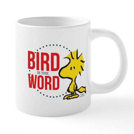 

CafePress - Bird Is The Word (Light) - Ceramic Mega Mug Holds 20 ounces