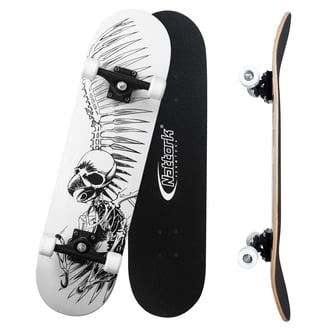 Razor RipStik DLX Caster Board - 2 Wheel Pivoting Skateboard with