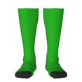 thumbnail image 2 of Picia Women Crew Soft Moisture-wicking Socks Green Pattern Design Cotton Socks, One Size fit All, 2 of 9