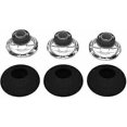 thumbnail image 2 of 3x Earpieces For Plantronics Voyager Legend Eartip Kit,plantronics Voyager 5200 5220 5210 Bluetooth Headset Foam Covers-medium, 2 of 5