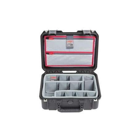 UPC: 0789270999039 | SKB iSeries 3i-1510-6 Case with Think Tank Designed Photo Dividers & Lid Organizer  Black