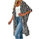 thumbnail image 4 of TaTaai Womens Solid Color Short Sleeve Open Front Cardigan Loose Fit Breathable Cover Up Casual Summer Kimono Gift, 4 of 5